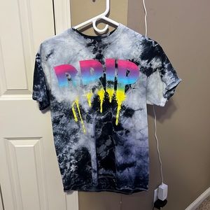 Drip Tie Dye Mens T-Shirt Medium